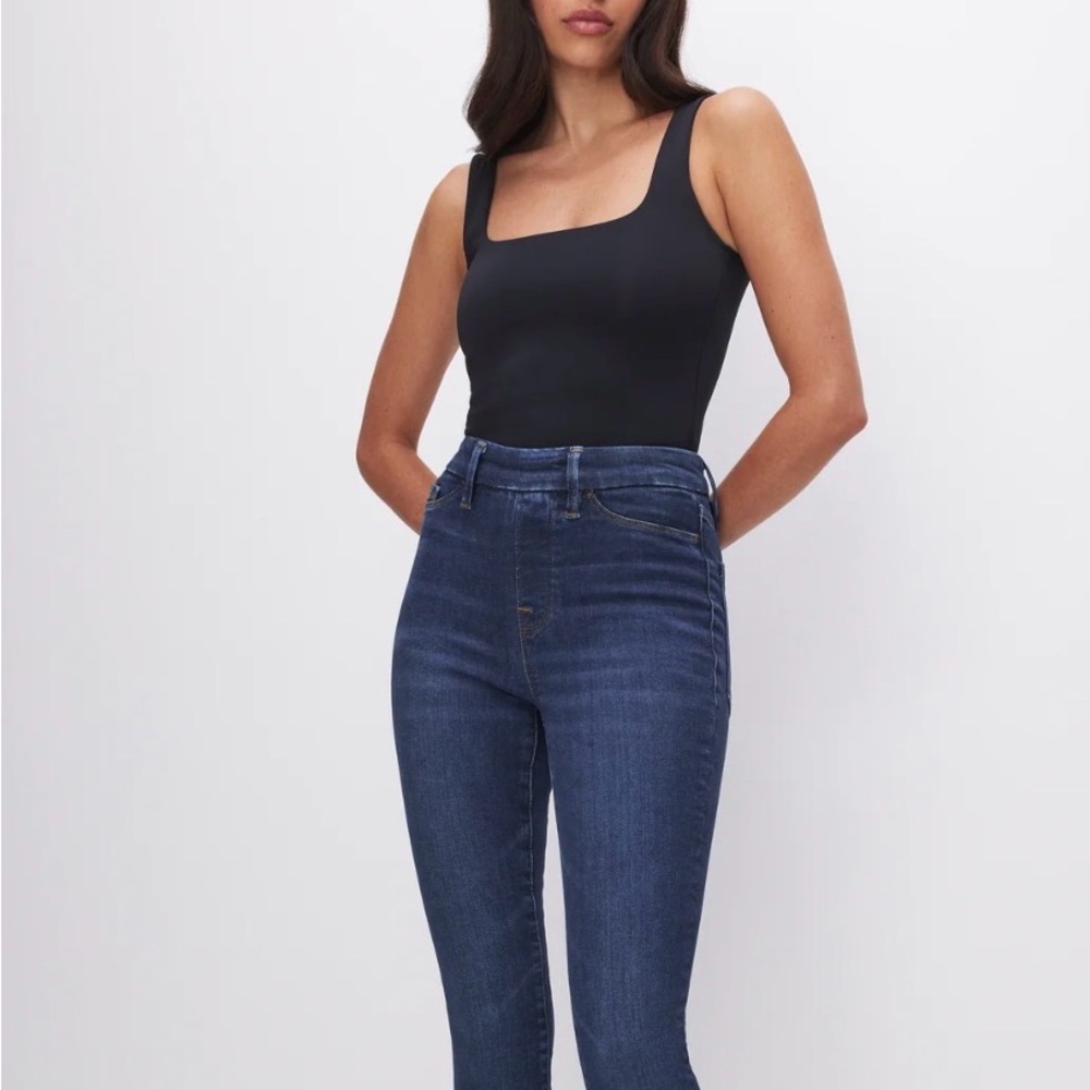 Good American power stretch pull on jeans